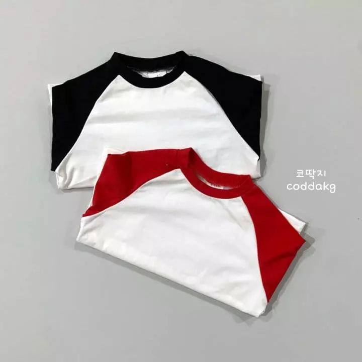 Coddackgi - Korean Children Fashion - #todddlerfashion - Raglan Tee - 5