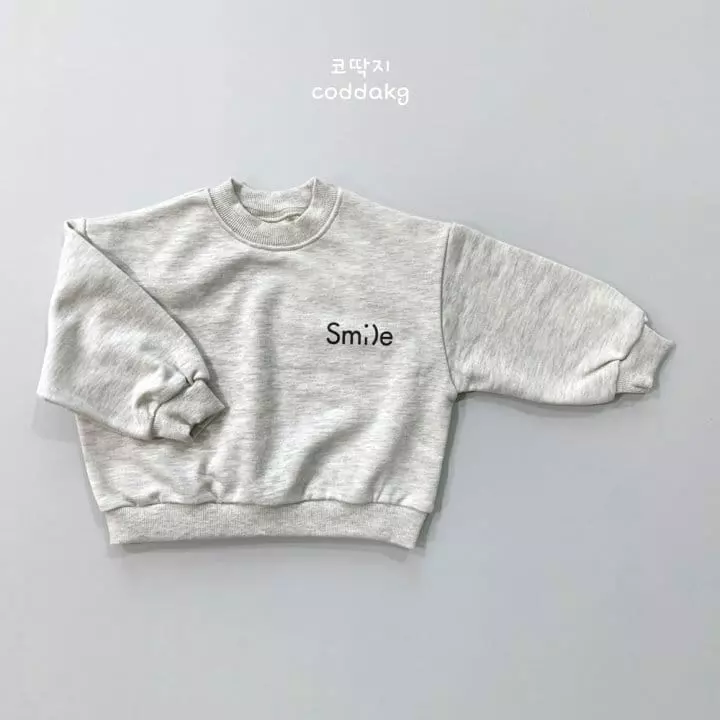 Coddackgi - Korean Children Fashion - #todddlerfashion - Smile Sweatshirt - 3