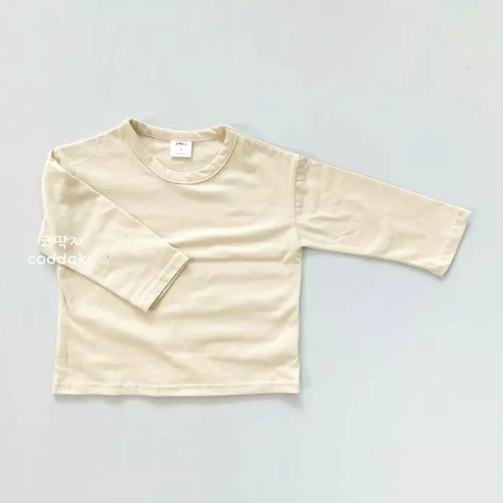 Coddackgi - Korean Children Fashion - #toddlerclothing - Simple Tee - 5