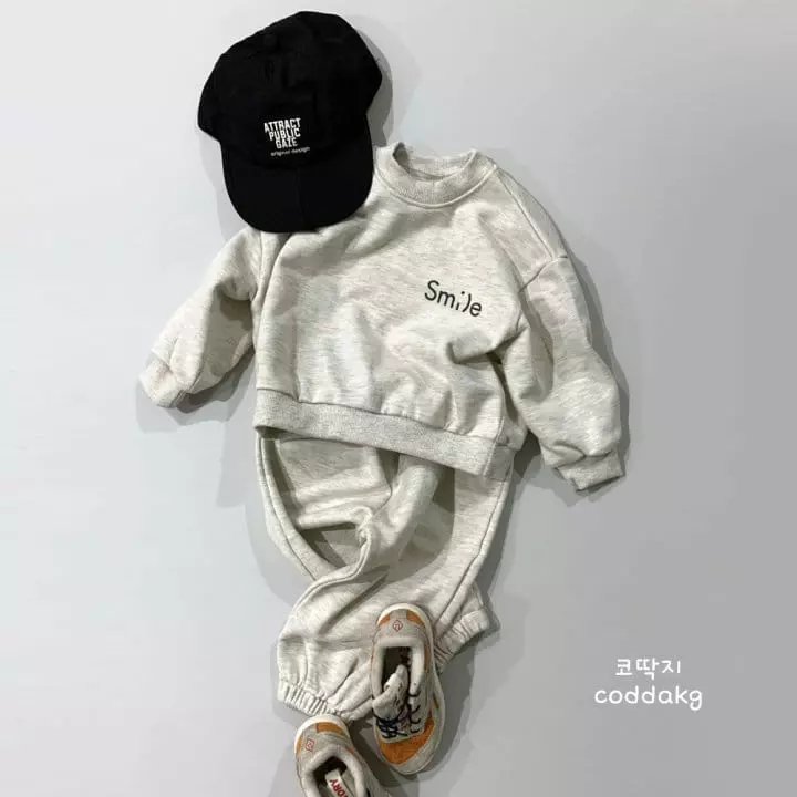 Coddackgi - Korean Children Fashion - #todddlerfashion - Smile Sweatshirt - 4
