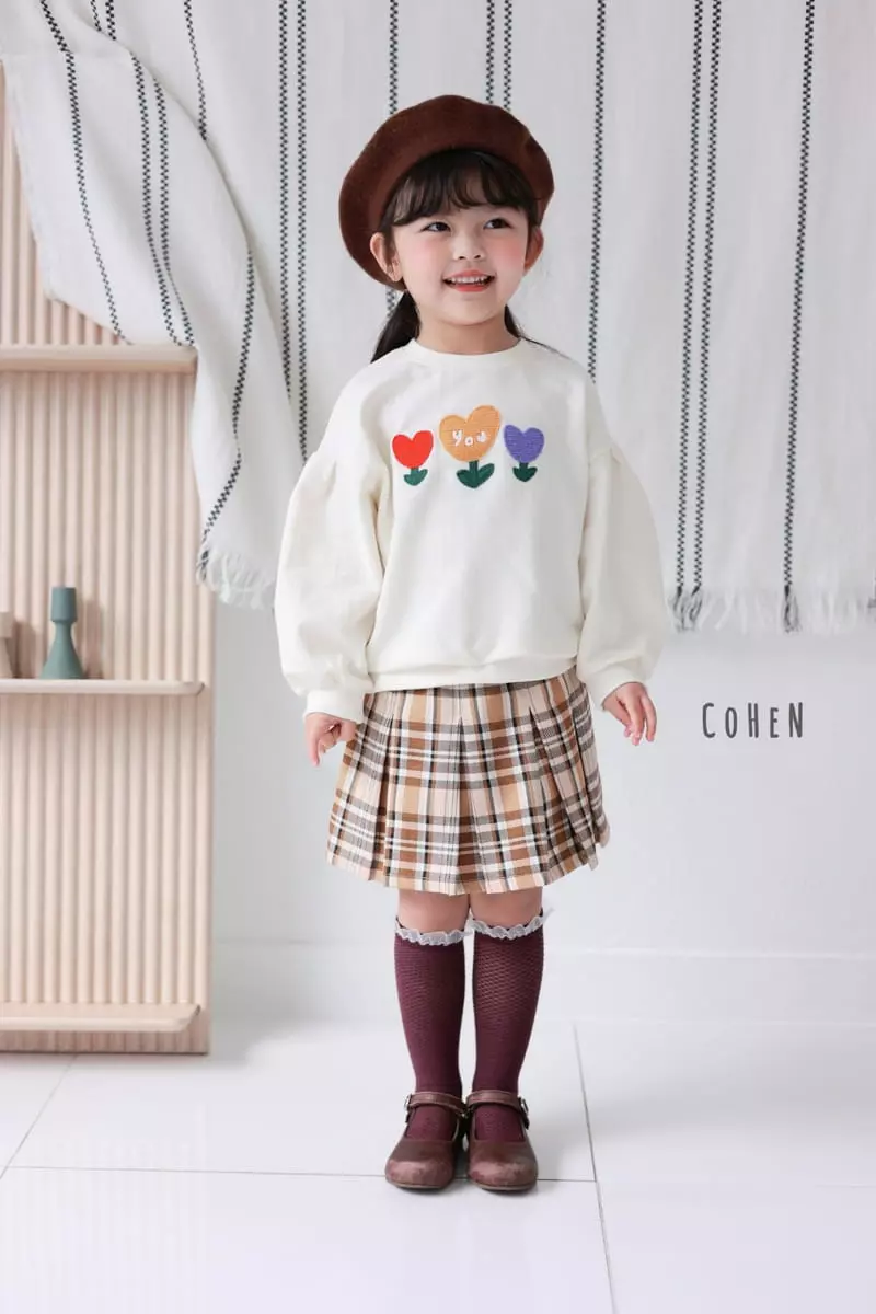 Cohen - Korean Children Fashion - #childofig - Check Skirt Pants - 9