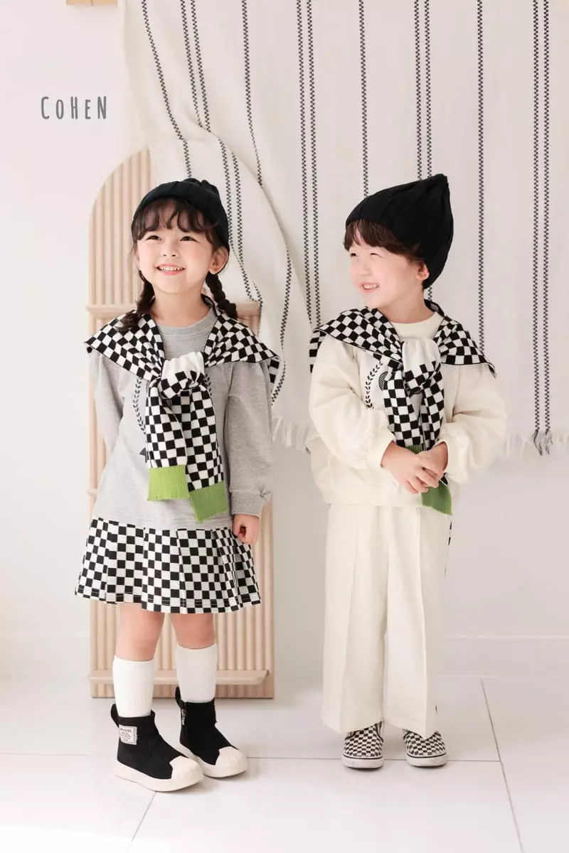Cohen - Korean Children Fashion - #childofig - Check Tennis One-piece - 11