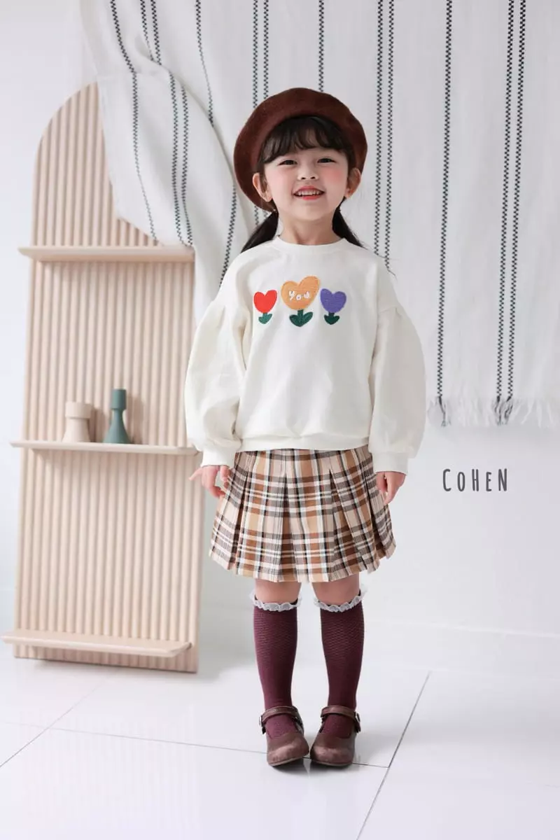 Cohen - Korean Children Fashion - #childrensboutique - Check Skirt Pants - 11