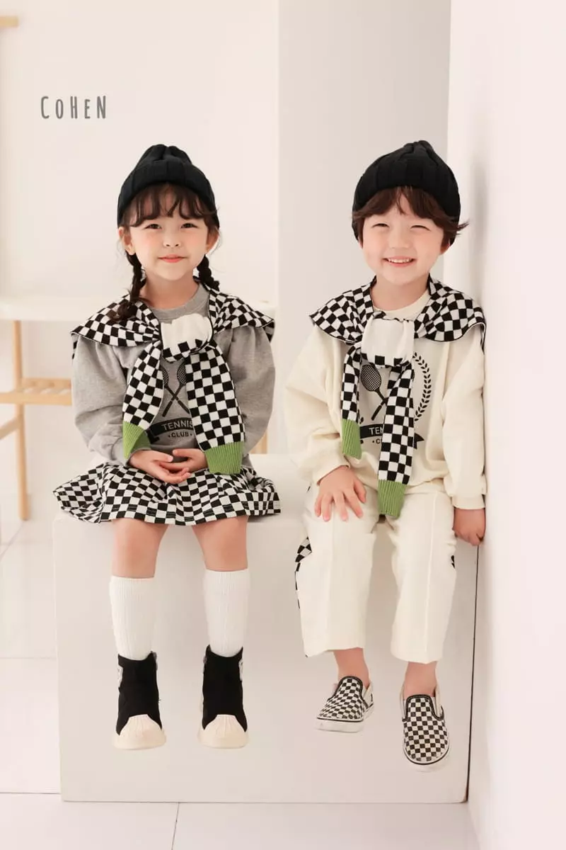 Cohen - Korean Children Fashion - #childrensboutique - Check Tennis One-piece - 12