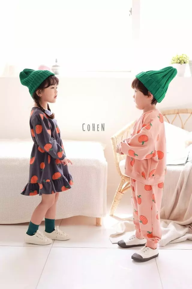 Cohen - Korean Children Fashion - #designkidswear - Pumpkin One-piece - 12