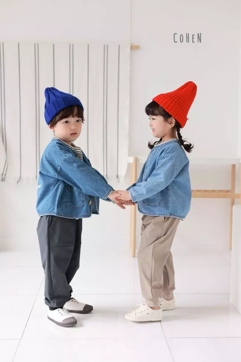 Cohen - Korean Children Fashion - #discoveringself - Smile Denim Jacket - 8