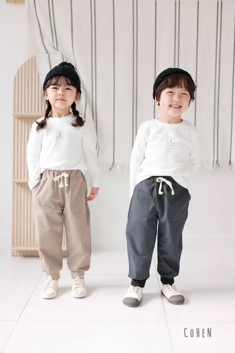 Cohen - Korean Children Fashion - #discoveringself - Gifdt Bear Tee - 2