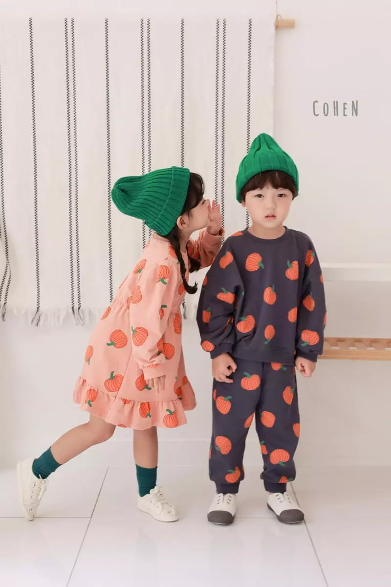 Cohen - Korean Children Fashion - #fashionkids - Pumpkin Top Bottom Set - 11