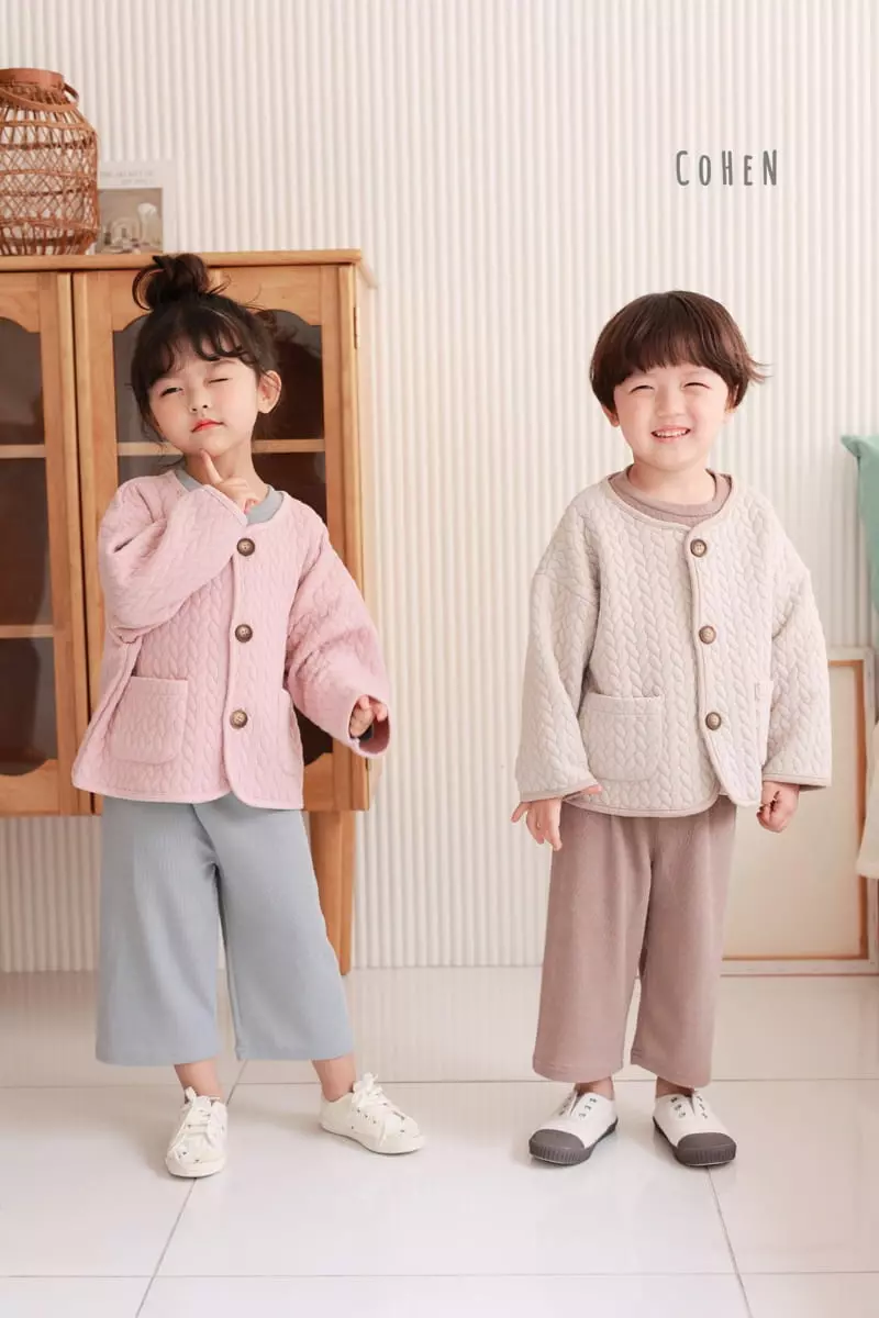 Cohen - Korean Children Fashion - #kidsshorts - Twist Quilting Jacket - 9