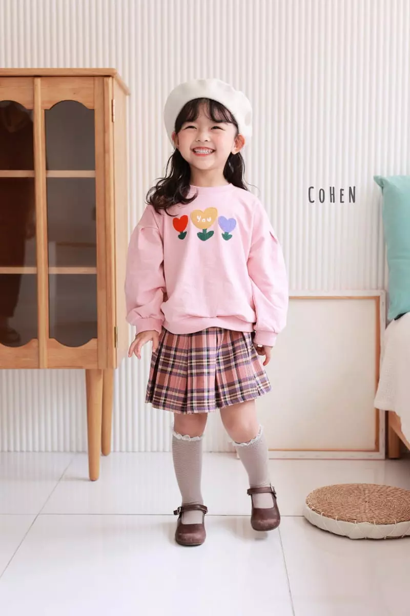 Cohen - Korean Children Fashion - #kidsstore - Check Skirt Pants - 2