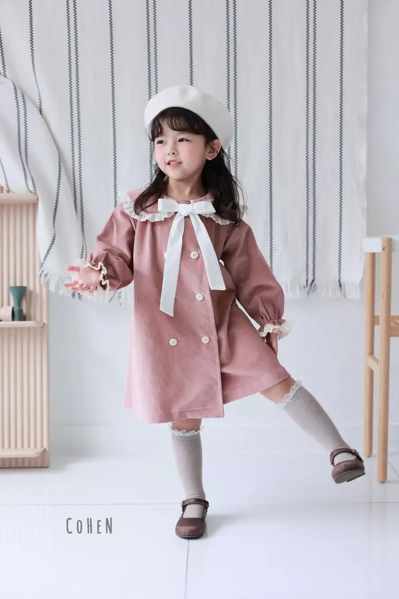 Cohen - Korean Children Fashion - #kidsstore - Double Button One-piece - 2