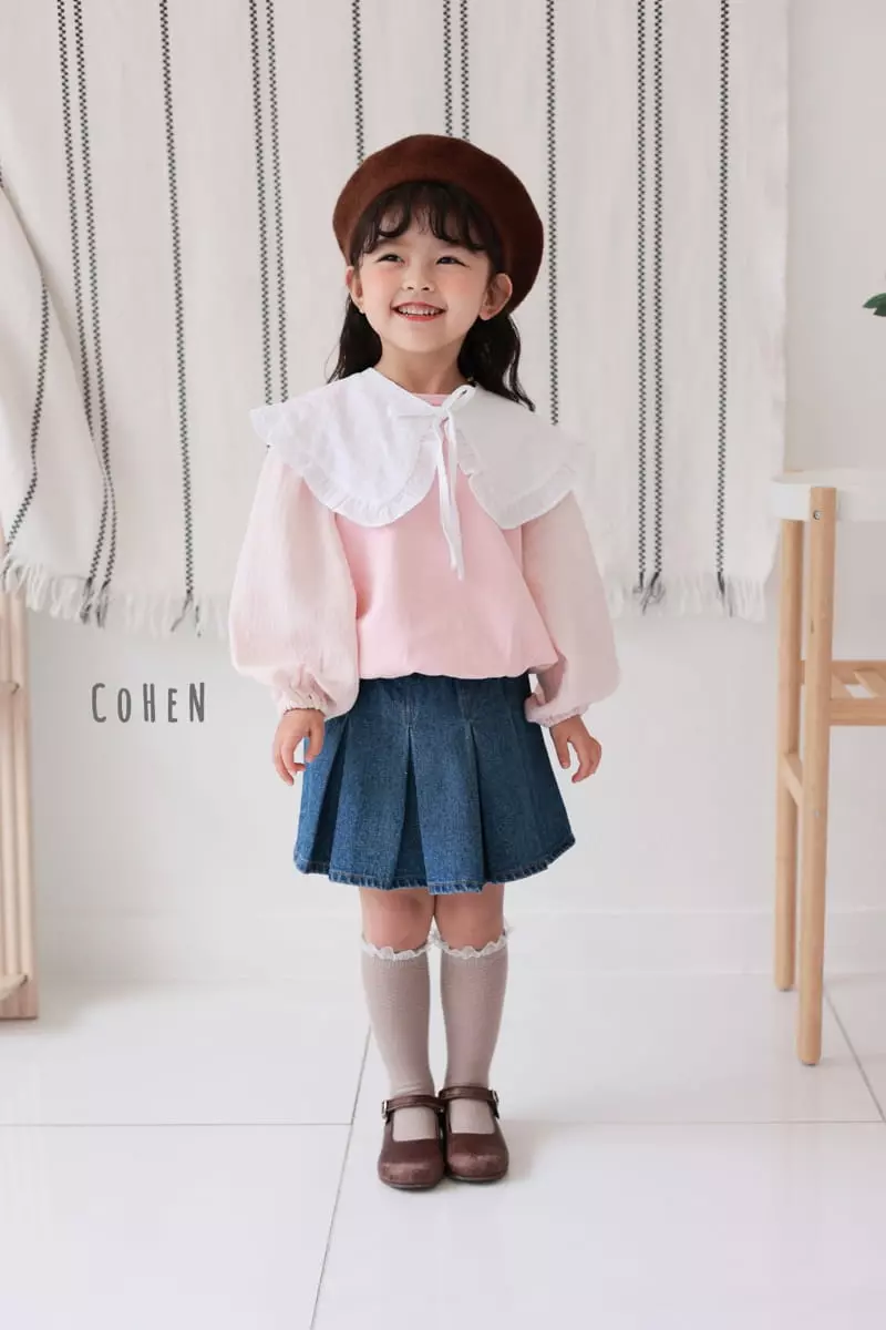 Cohen - Korean Children Fashion - #kidzfashiontrend - Collar Tee - 2