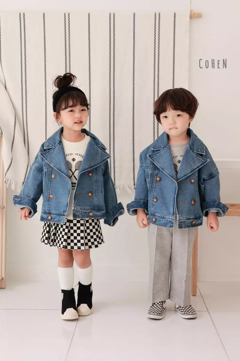 Cohen - Korean Children Fashion - #kidzfashiontrend - Denim Short Jacket - 7