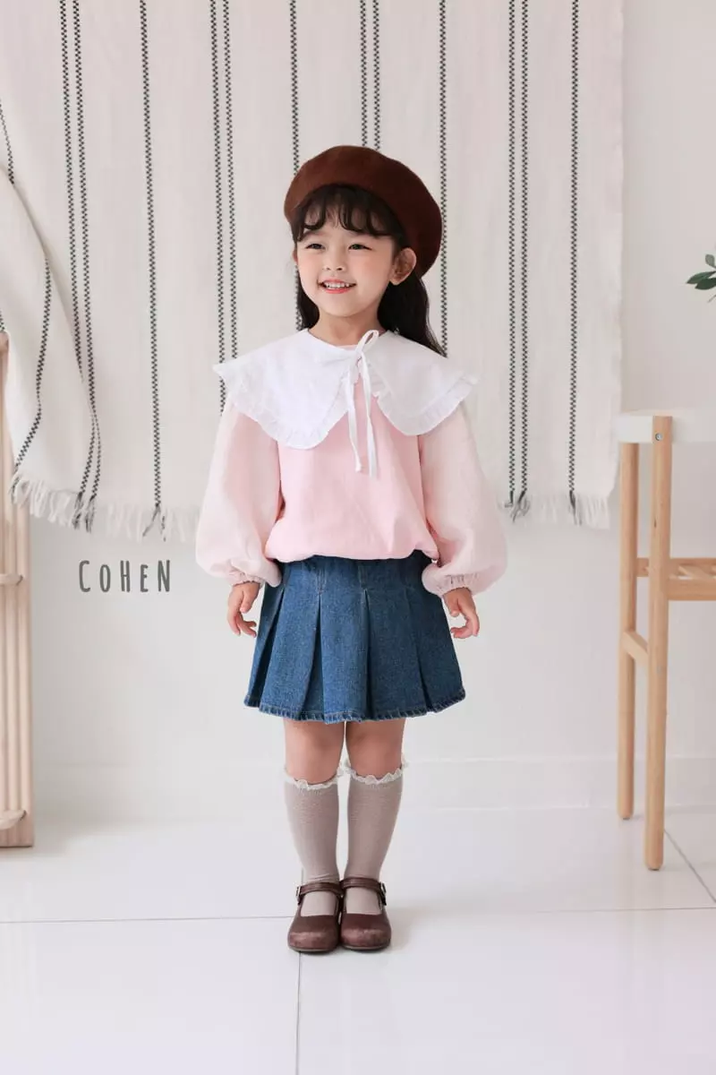 Cohen - Korean Children Fashion - #Kfashion4kids - Collar Tee - 4