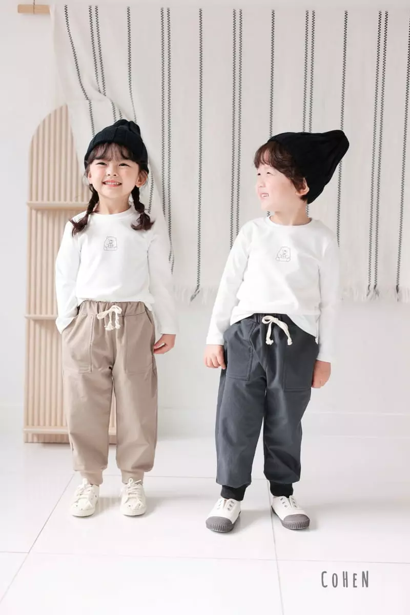 Cohen - Korean Children Fashion - #littlefashionista - Gifdt Bear Tee - 8