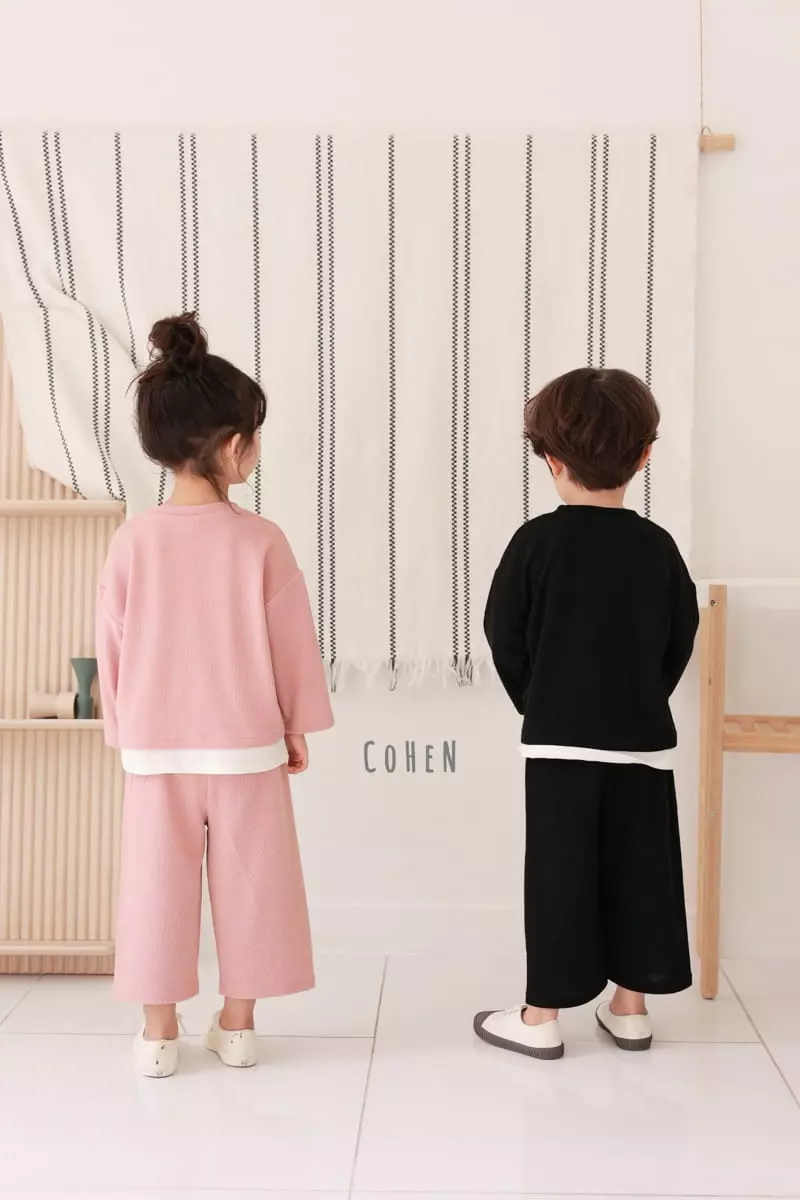 Cohen - Korean Children Fashion - #littlefashionista - Edge Top Bottom Set - 7