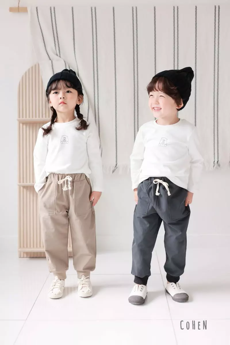 Cohen - Korean Children Fashion - #magicofchildhood - Gifdt Bear Tee - 9