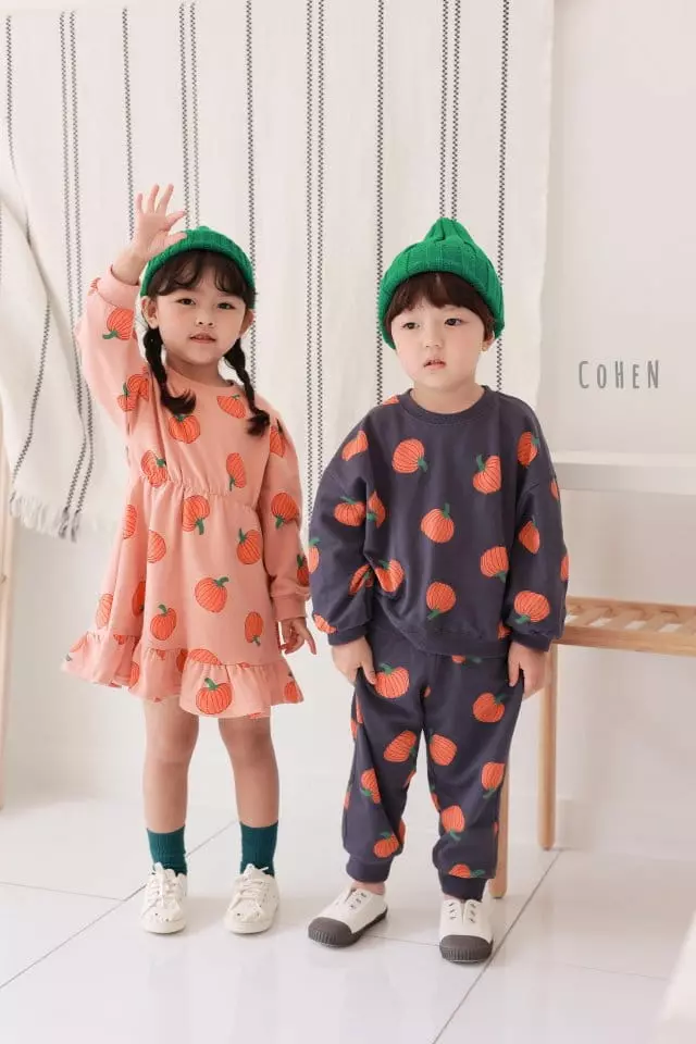 Cohen - Korean Children Fashion - #littlefashionista - Pumpkin One-piece - 4