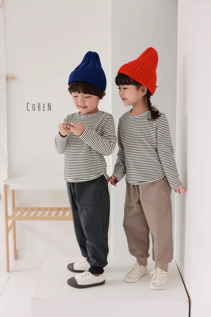 Cohen - Korean Children Fashion - #minifashionista - Stripes Boodle Tee - 5
