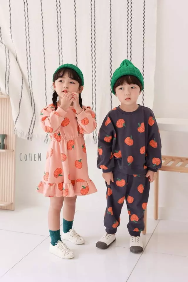 Cohen - Korean Children Fashion - #minifashionista - Pumpkin One-piece - 5