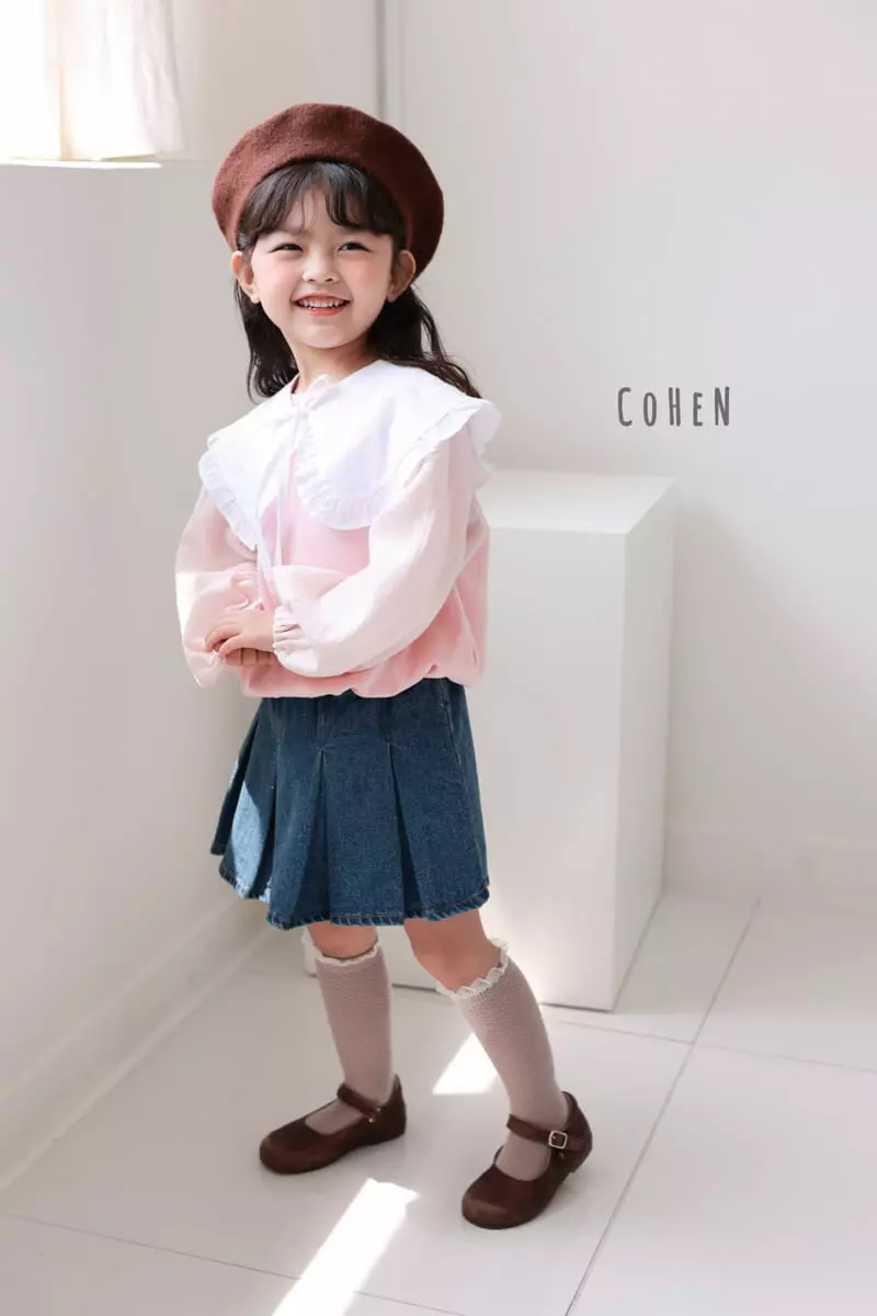 Cohen - Korean Children Fashion - #prettylittlegirls - Collar Tee - 7