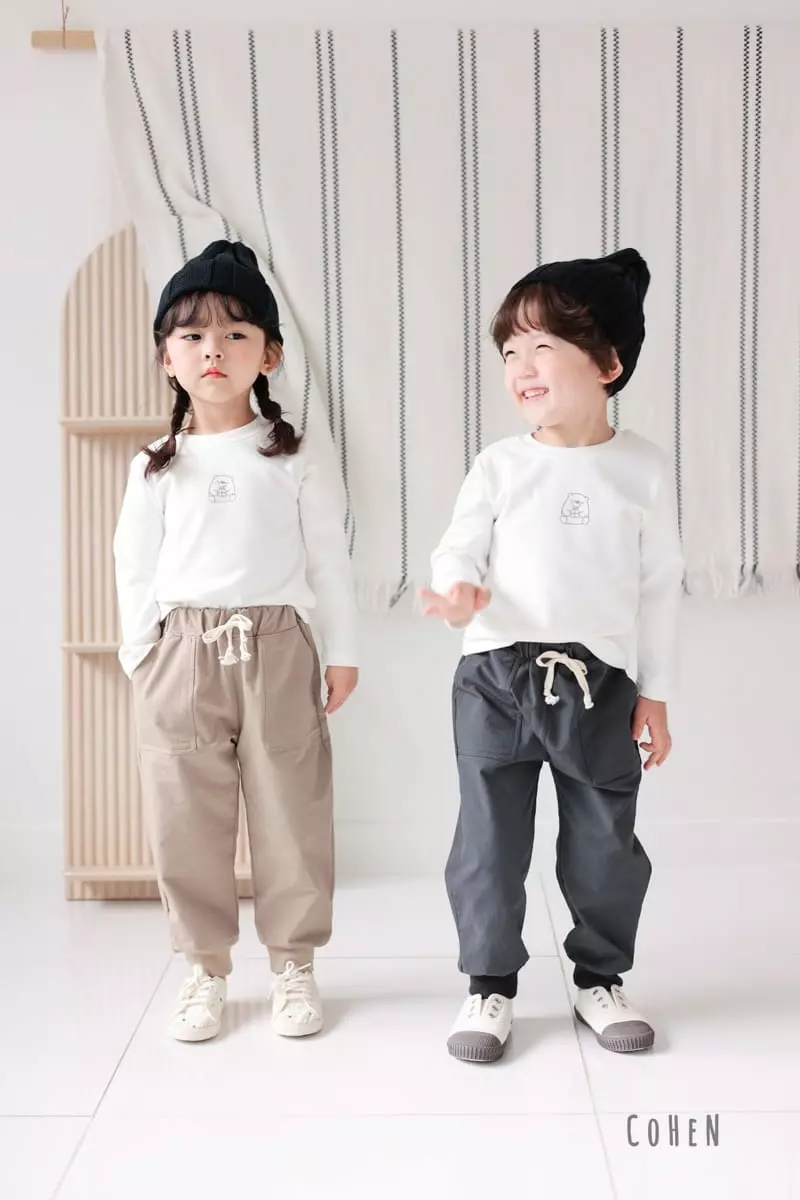 Cohen - Korean Children Fashion - #prettylittlegirls - Gifdt Bear Tee - 11