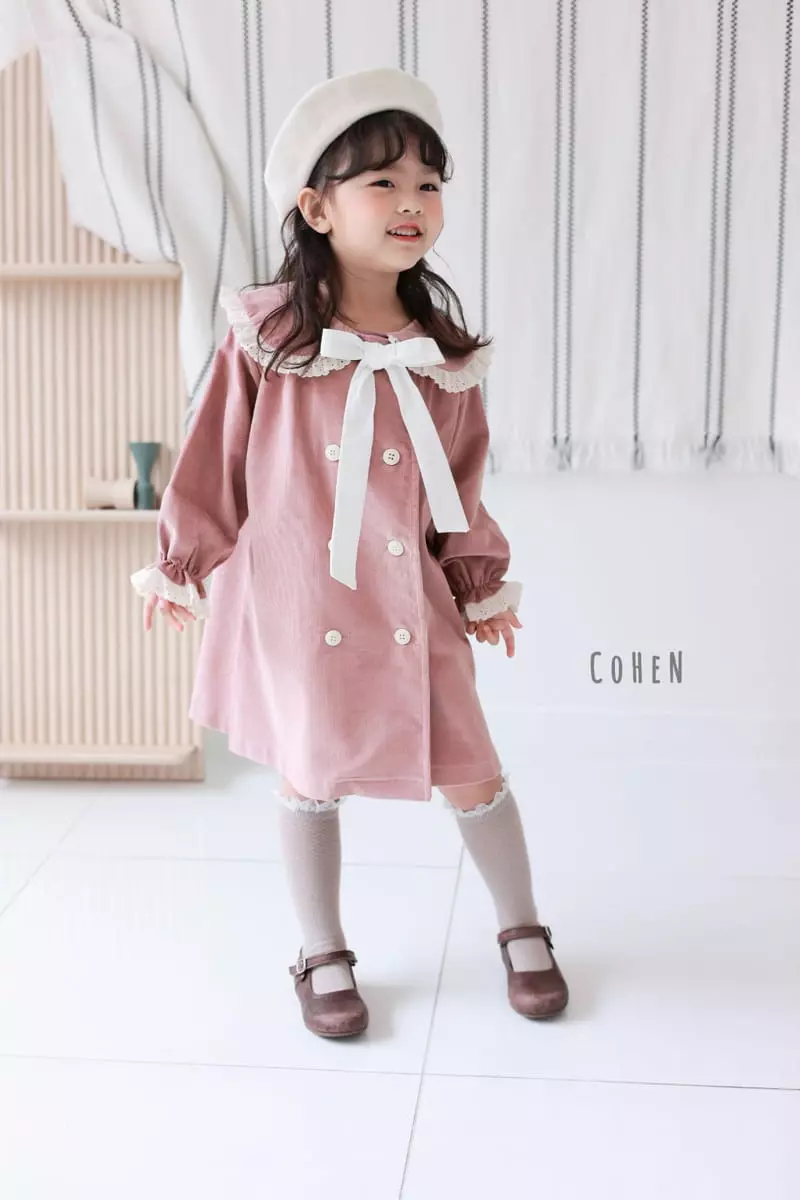 Cohen - Korean Children Fashion - #prettylittlegirls - Double Button One-piece - 8