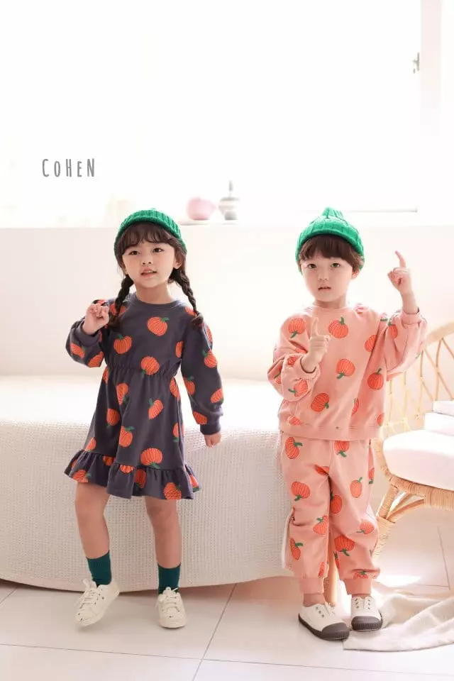 Cohen - Korean Children Fashion - #toddlerclothing - Pumpkin One-piece - 8