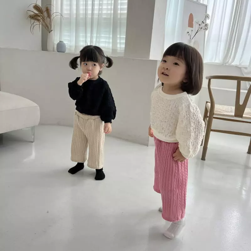 Color - Korean Children Fashion - #magicofchildhood - Embo Sweatshirt - 3