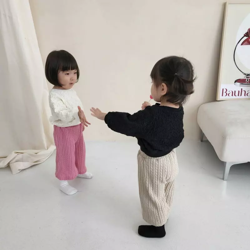 Color - Korean Children Fashion - #todddlerfashion - Embo Sweatshirt - 6