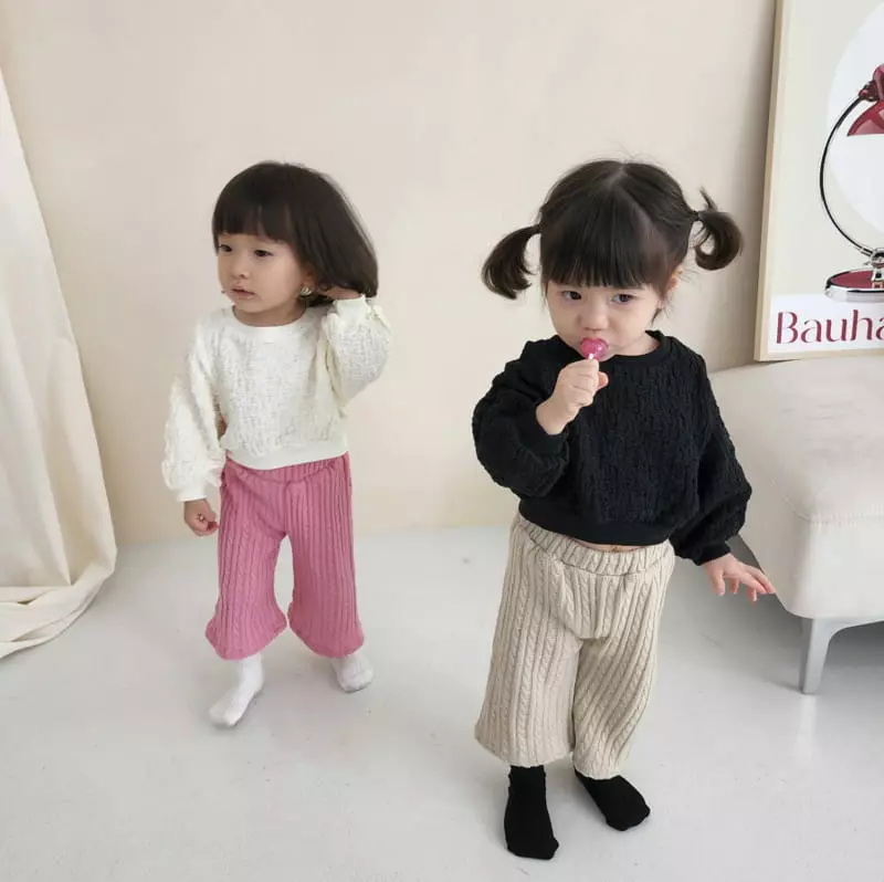 Color - Korean Children Fashion - #toddlerclothing - Embo Sweatshirt - 7