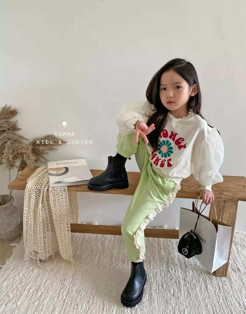Comma - Korean Children Fashion - #childrensboutique - Joy Top Bottom Set - 11