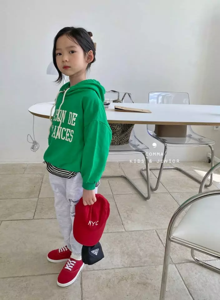 Comma - Korean Children Fashion - #designkidswear - Masion Hoody Sweatshirt - 6