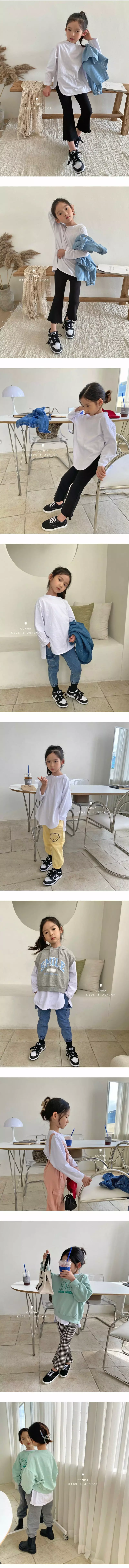Comma - Korean Children Fashion - #designkidswear - Circle Slit Tee White
