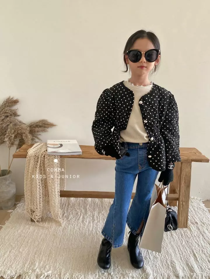 Comma - Korean Children Fashion - #discoveringself - Denim Pants - 5