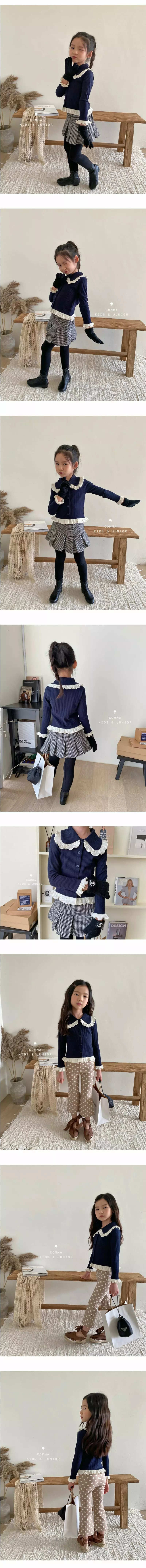 Comma - Korean Children Fashion - #kidsshorts - Romantic Cardigan  - 2