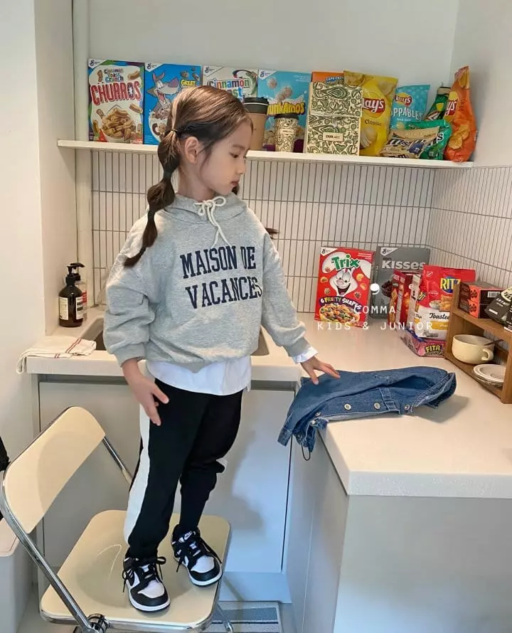Comma - Korean Children Fashion - #kidzfashiontrend - Masion Hoody Sweatshirt - 11