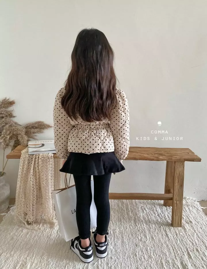 Comma - Korean Children Fashion - #kidzfashiontrend - Daily Denim Skirt Leggings - 10