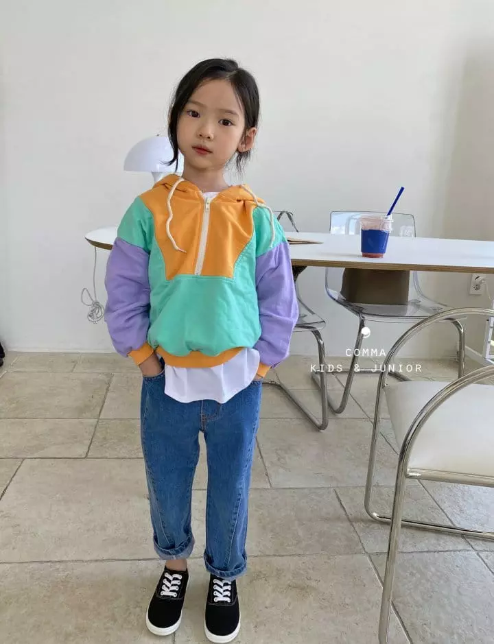 Comma - Korean Children Fashion - #kidzfashiontrend - Slit Jeans