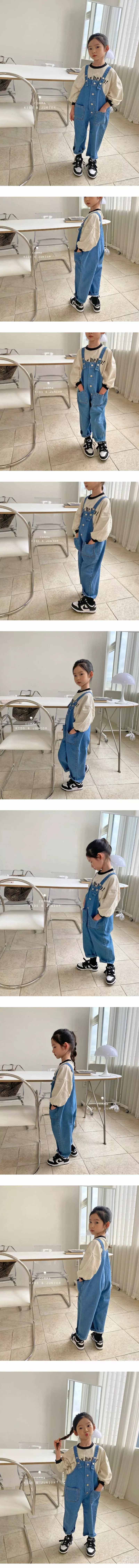 Comma - Korean Children Fashion - #magicofchildhood - Denim Dungarees Pants