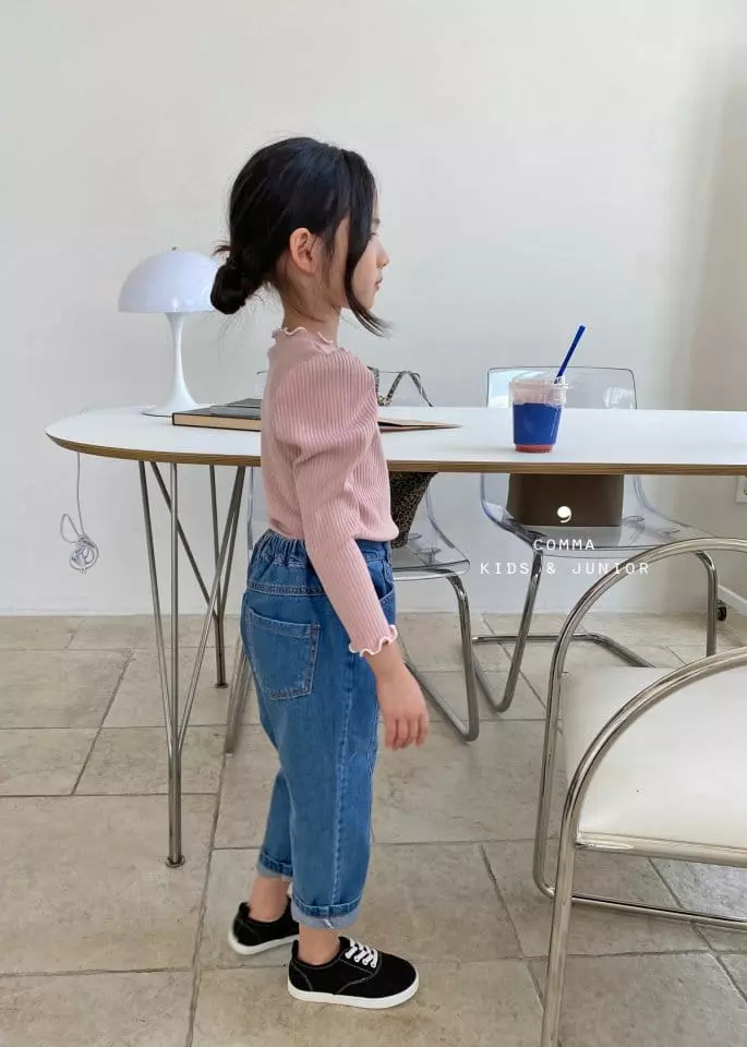 Comma - Korean Children Fashion - #minifashionista - Yuri Rib Tee - 2