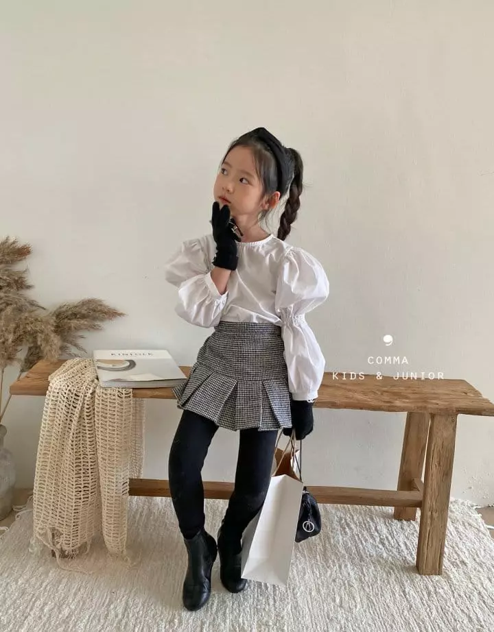 Comma - Korean Children Fashion - #prettylittlegirls - Small Check Leggings - 5