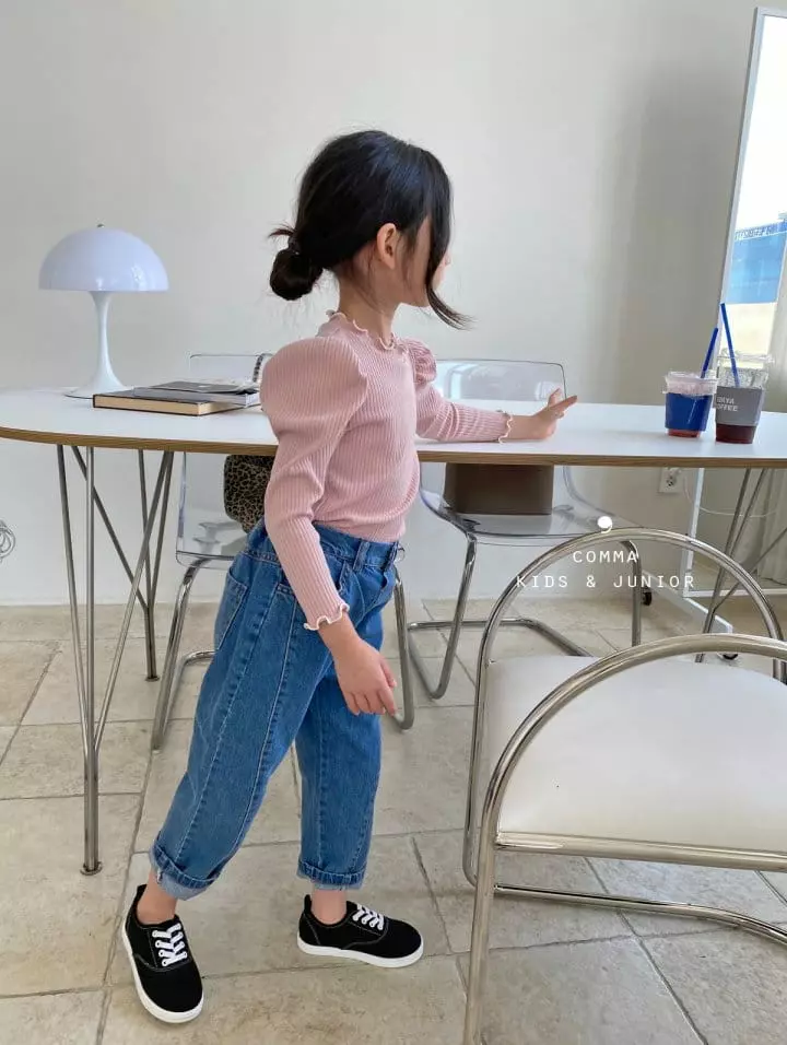 Comma - Korean Children Fashion - #prettylittlegirls - Yuri Rib Tee - 3