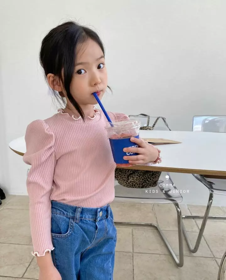 Comma - Korean Children Fashion - #stylishchildhood - Yuri Rib Tee - 6