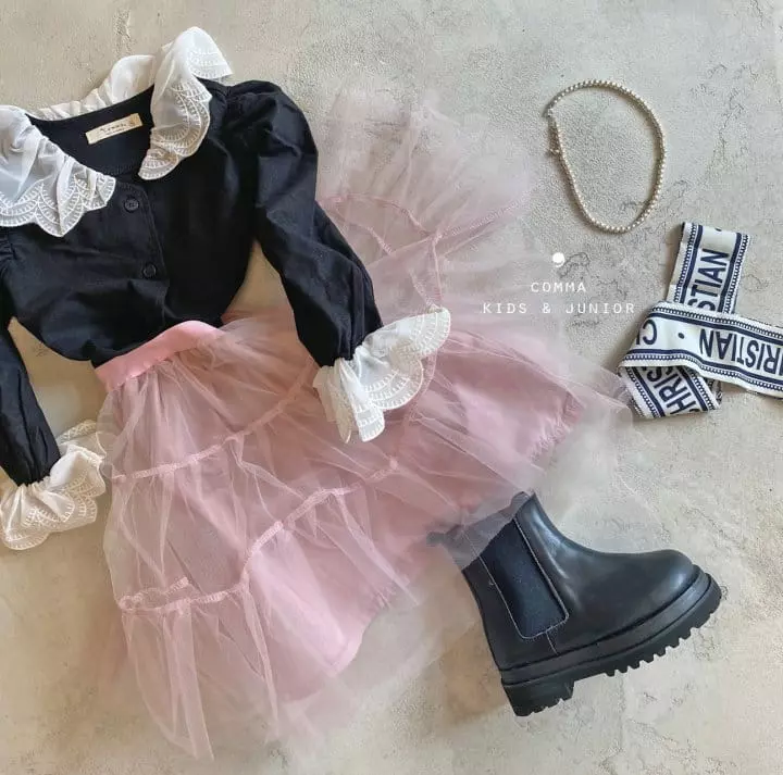 Comma - Korean Children Fashion - #todddlerfashion - Sha Skirt - 12