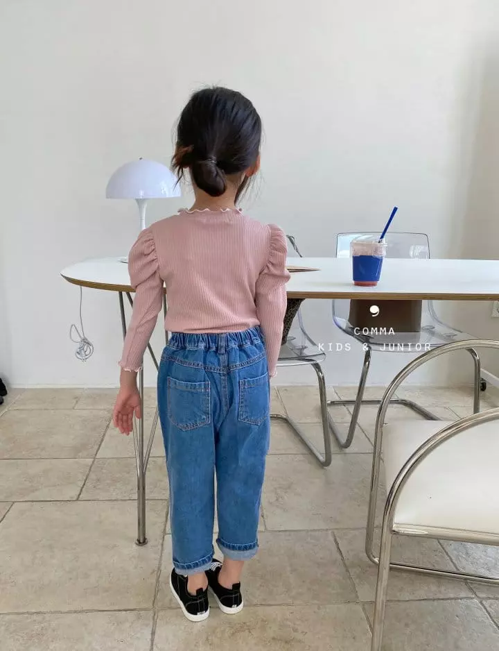 Comma - Korean Children Fashion - #prettylittlegirls - Yuri Rib Tee - 4