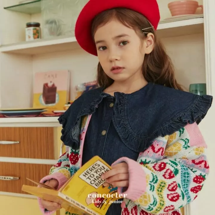 Concocter - Korean Children Fashion - #Kfashion4kids - Denim Frill Jumpsuit