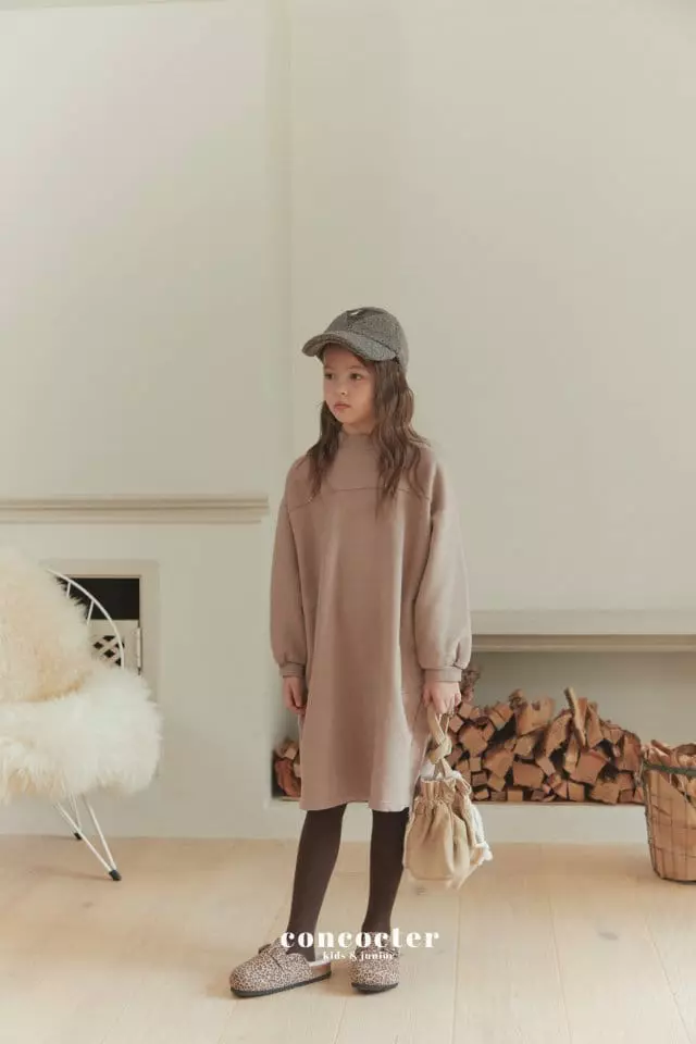 Concocter - Korean Children Fashion - #Kfashion4kids - Wrinkle Cocon One-piece - 8