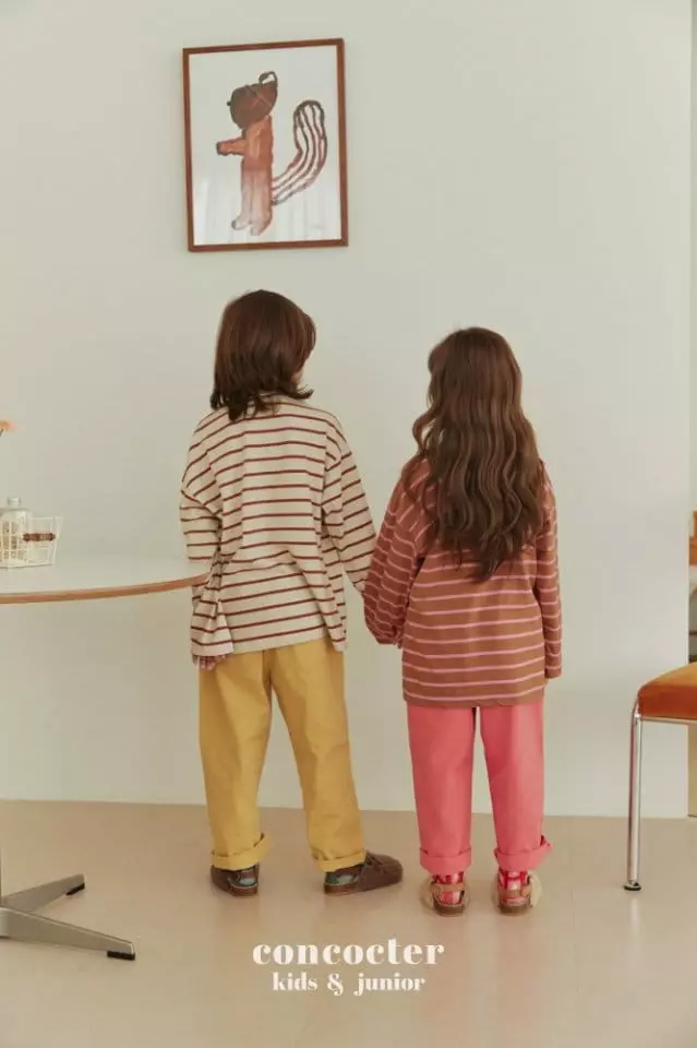 Concocter - Korean Children Fashion - #Kfashion4kids - Ogam Stripes Tee - 11