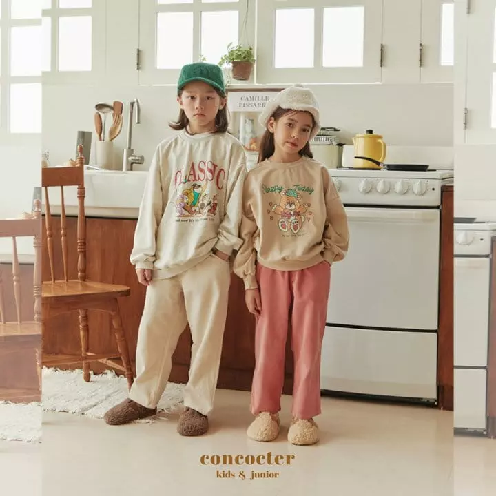 Concocter - Korean Children Fashion - #childofig - Basic Fit Rib Pants - 10